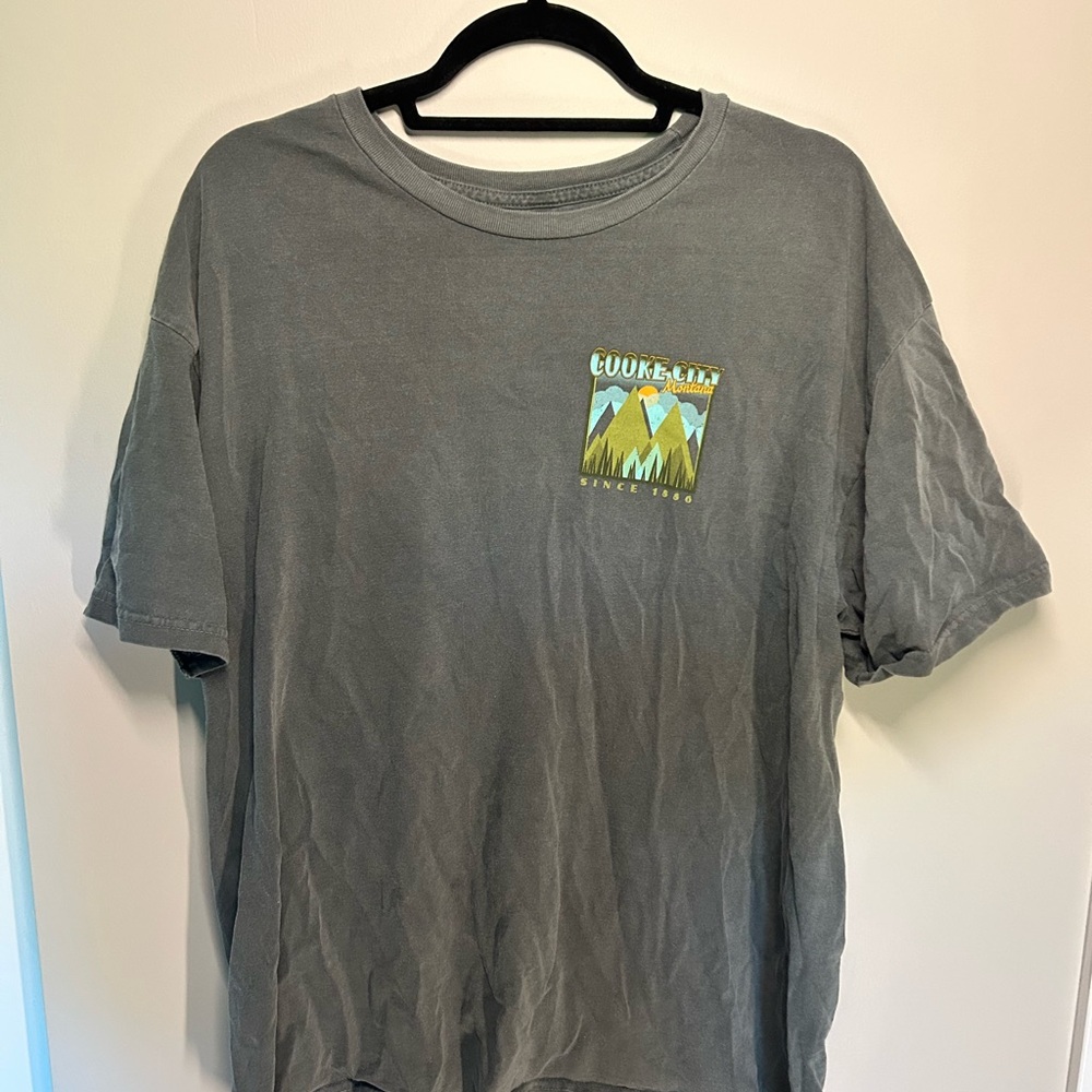 Gray Graphic Short Sleeve Tee